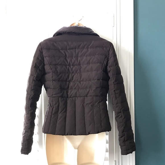 Kenneth Cole Reaction Small Brown Puffer Coat - Picture 5 of 7